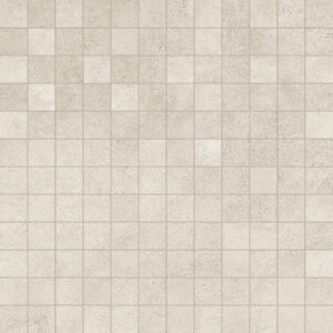 Mosaïque 2,5x2,5 Faïence Beige Effet béton ciré
Trame filet 30x30 cm - ép. 10 mm