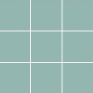 Grès Émaillé 10x10 Vert d'eau
Trame sur filet 30x30 cm - ép. 6 mm