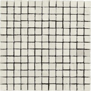 Mosaique 2x2 grès cérame Blanc cassé
 30x30 cm - ép. 9 mm