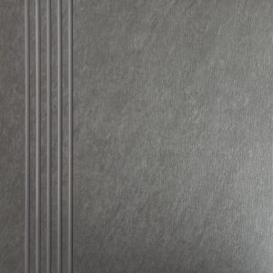 Grès Cérame Gris effet Pierre
Nez de Marche 30x30 cm - ép. 7,6 mm