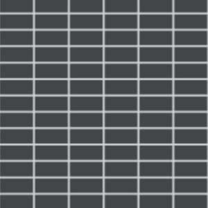 PH Mosaique grès cérame noir 2x5
 Trame filet 30x30 cm - ép. 5,5 mm