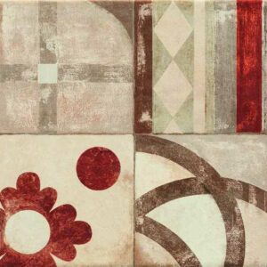 Faïence Beige effet béton ciré Motif carreau ciment
25x76 cm - ép. 9 mm