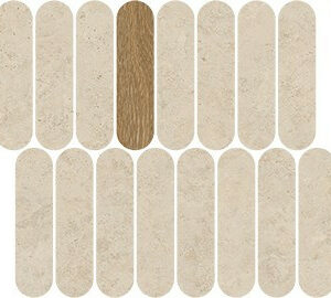 Mosaique grès cérame émaillé effet pierre 3,4x13,7
Trame filet 27x31 cm - ép. 10 mm