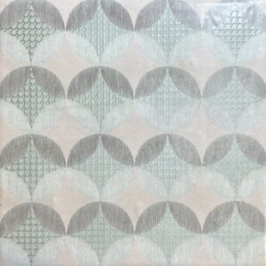 Grès cérame Vert Rose Beige Cercle
22,3x22,3 cm - ép. 11 mm