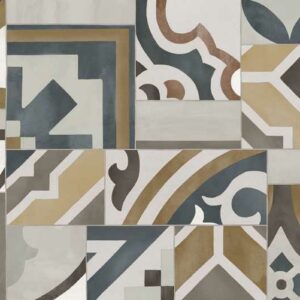 Faïence Décor mat Effet carreau ciment
30x90 cm - ép. 10 mm