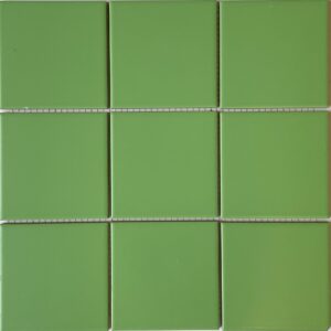 Grès émaillé 9,8x9,8 Vert
Trame filet 30x30 - ép. 6 mm