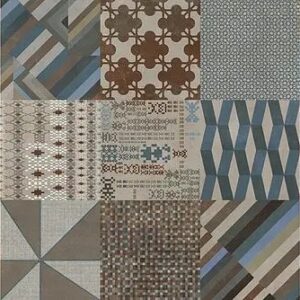 Grès cérame émaillé effet Carreau ciment (27 impressions)
20x20 cm - ép. 10 mm