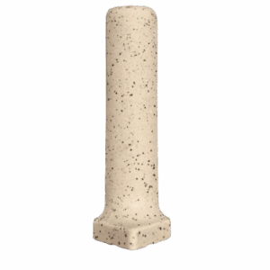 Angle sortant Porphyré Beige/Noir
 2,5x10 cm