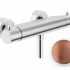 Mitigeur thermostatique mural avec Blocage de sécurité à 38°Cet clapet anti-retour