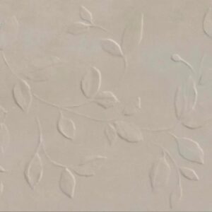 Faïence Grège Fleurs en relief 
40x120 cm - ép. 8 mm