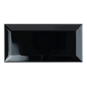 Faïence Noir brillant Métro
7,5x15 cm - ép. 8 mm