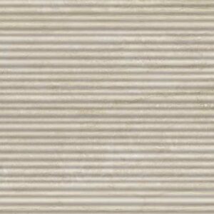 Faïence Beige Brillant Effet travertin Relief
 30x90 cm - ép. 10 mm