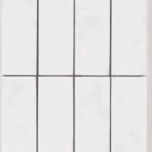 Grès Cérame émaillé Blanc brillant effet Bejmat 
 4,80x14,80 cm - ép. 10 mm