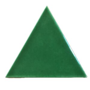 Faïence Vert Grand Triangle
12,5x12,5 cm - ép. 8 mm