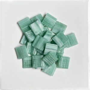 Tessels Turquoise Flamées
2,2x2,2 cm - ép. 3 mm