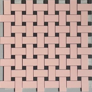 Mosaïque Rose + Noir
Trame filet 31,4x31,4 cm - ép. 5 mm