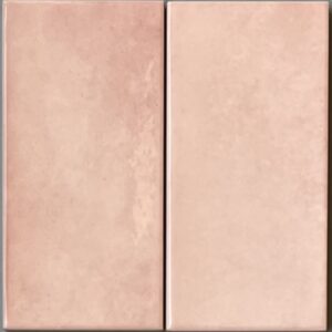 Faïence Rose effet Zellige
6,5x13,2 cm - ép. 9 mm