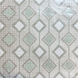 Grès cérame Beige Vert Guirlande
22,3x22,3 cm - ép. 11 mm