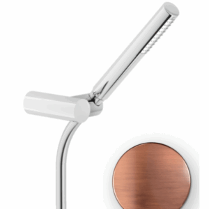 Set de douche : support douchette orientable + douchette à 1 jet