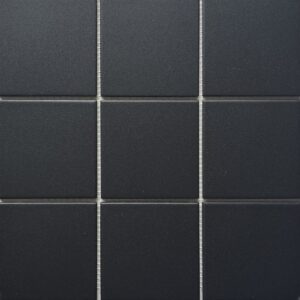 Grès Cérame 10x10 Noir Uni
Trame sur filet 30x30 cm - ép. 6 mm