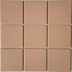 Grès émaillé 10x10 Rose poudré
Trame filet 30x30 cm - ép. 6 mm