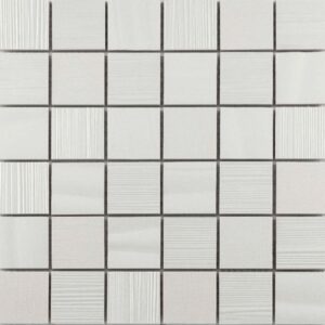 Mosaïque 4,8x4,8 cm Grès Cérame Blanc
Trame filet 29,8x29,8 cm - ép. 10 mm