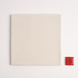 Faïence Gris chaud effet zellige15,2x15,2 cm - ép. 8,5 mm